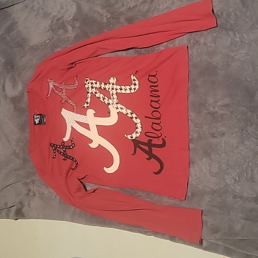 MY U Apparel Alabama Crimson Tide Long Sleeve Tshirt